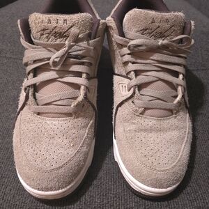 Nike Air Flight Sneakers in Brown and Cream